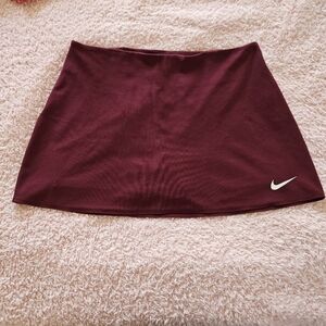 Nike Red A-Line Mini Skirt Casual